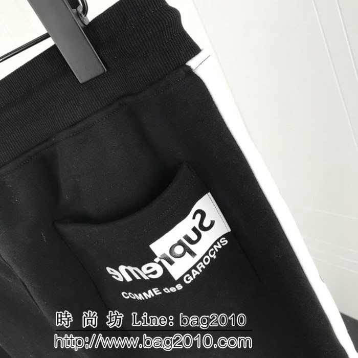 SUPREME 19ss春季新款衛褲 雙側印花圖案 純棉毛圈底面料 ydi2625